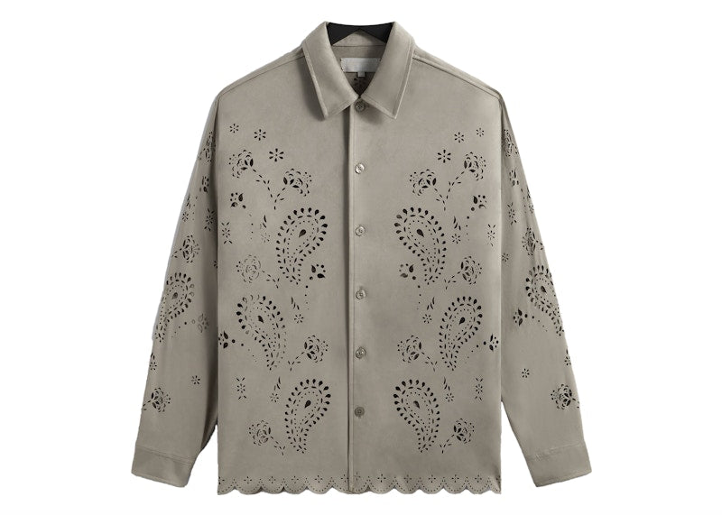 Kith Isaac Microsuede Long Sleeve Buttondown Region