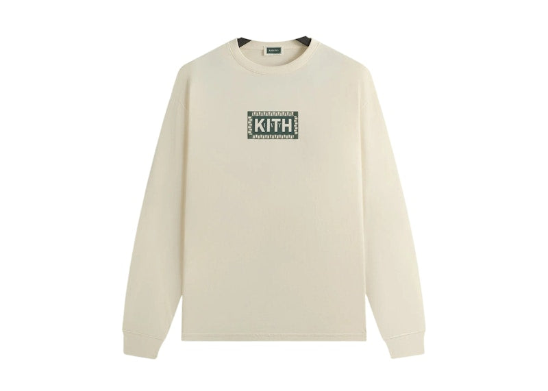 Kith Ivy Classic Logo Long Sleeve Tee Sandrift