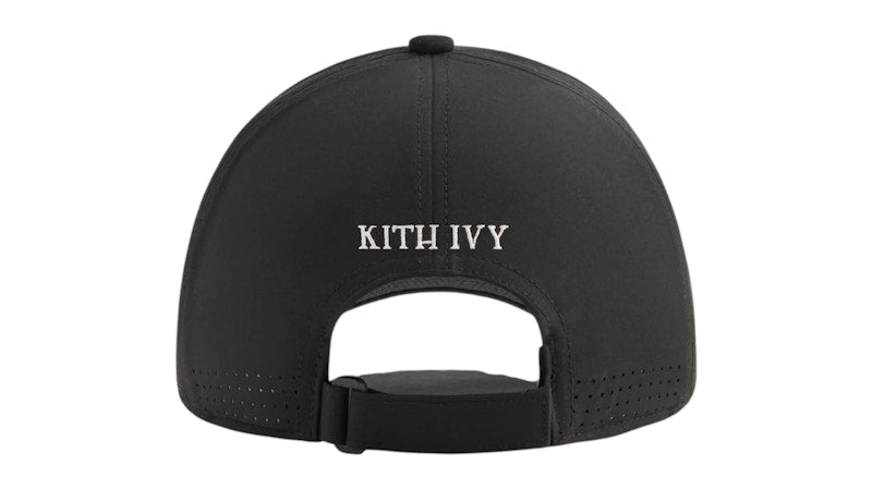 Kith Ivy Wilson Laser Cut Perforated Cap Black