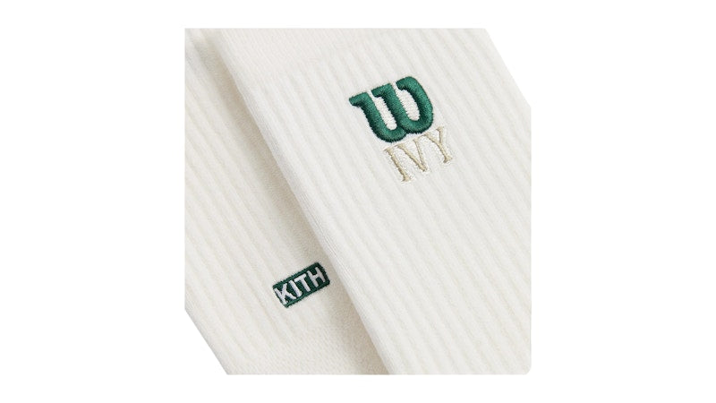 Kith Ivy Wilson Performance Crew Socks White