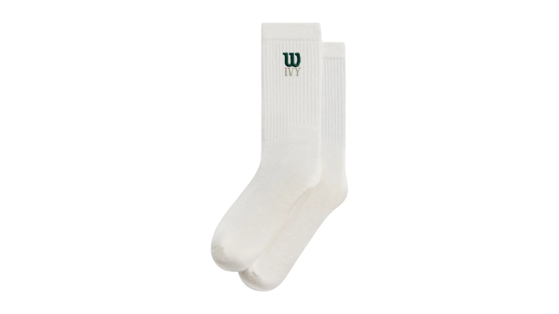 Kith Ivy Wilson Performance Crew Socks White