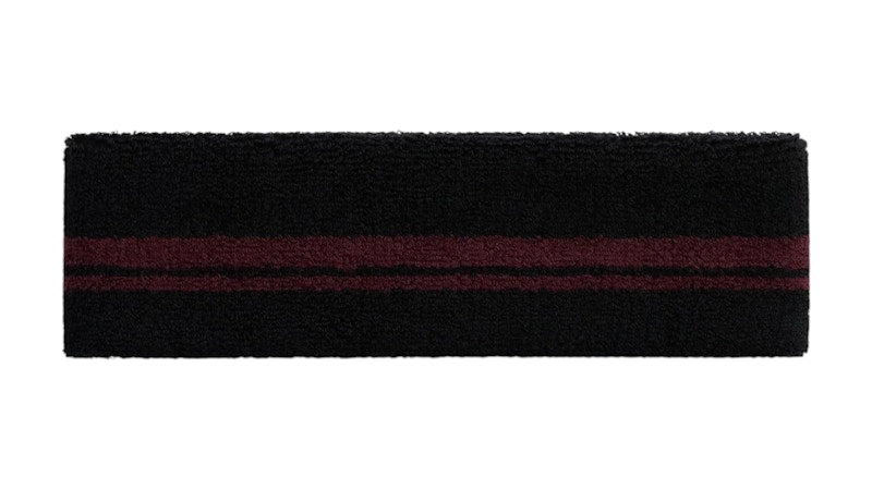 Kith Ivy Wilson Terry Stripe Headband Black