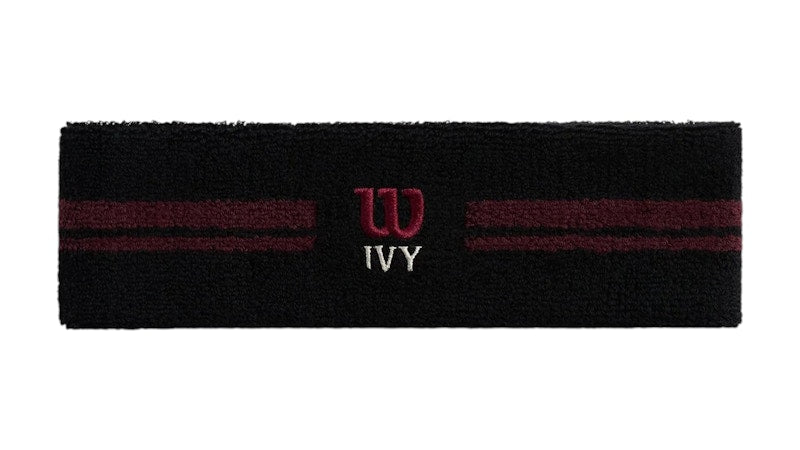 Kith Ivy Wilson Terry Stripe Headband Black