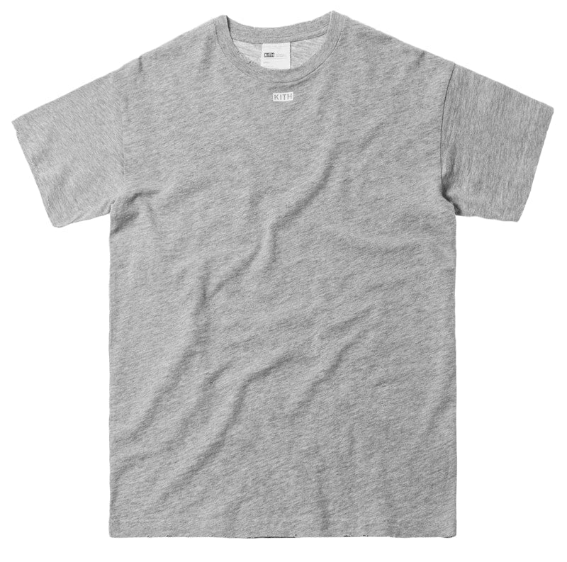 Kith JFK Classic Logo Tee Heather Grey