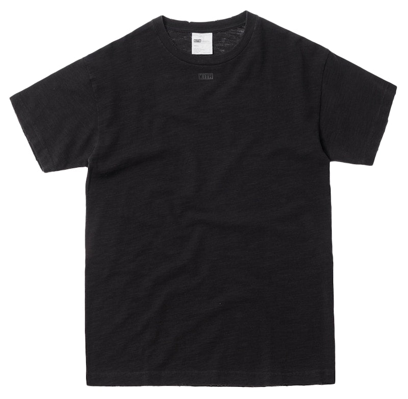 Kith JFK Classic Logo Tee Washed Black