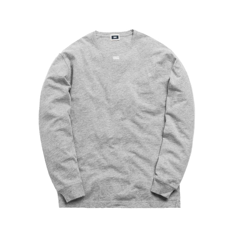 Kith JFK L/S Tee Heather Grey
