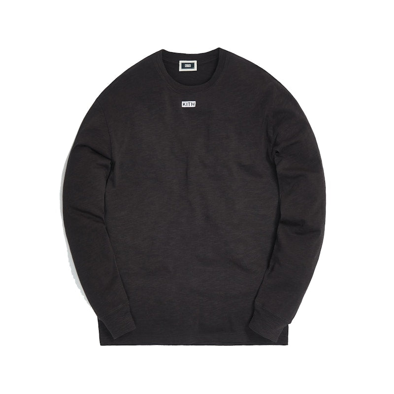 Kith JFK Slub Jersey L/S Tee Espresso