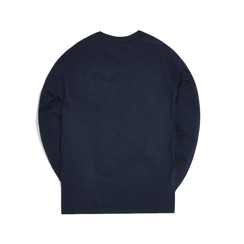 Kith JFK Slub Jersey L/S Tee Obsidian Navy