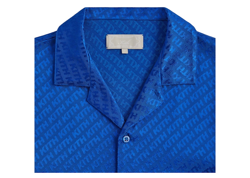 Kith Jacquard Faille Reade Shirt Cyclone