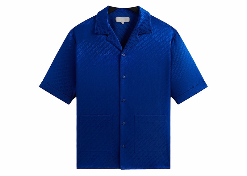 Kith Jacquard Faille Reade Shirt Cyclone