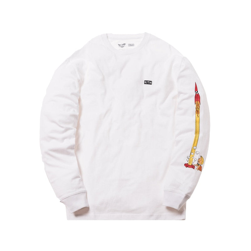 Kith Jetsons Rockets L/S Tee White