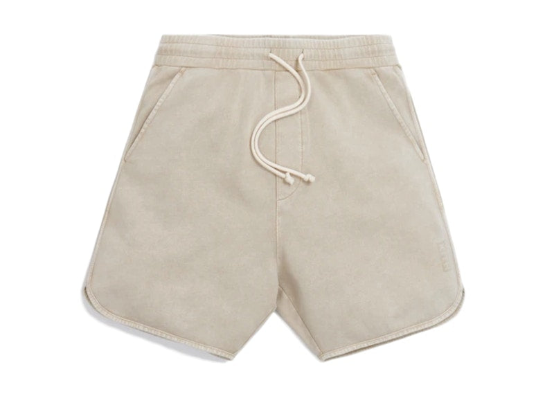 Kith Jordan Crystal Wash Baby Terry Shorts White Pepper