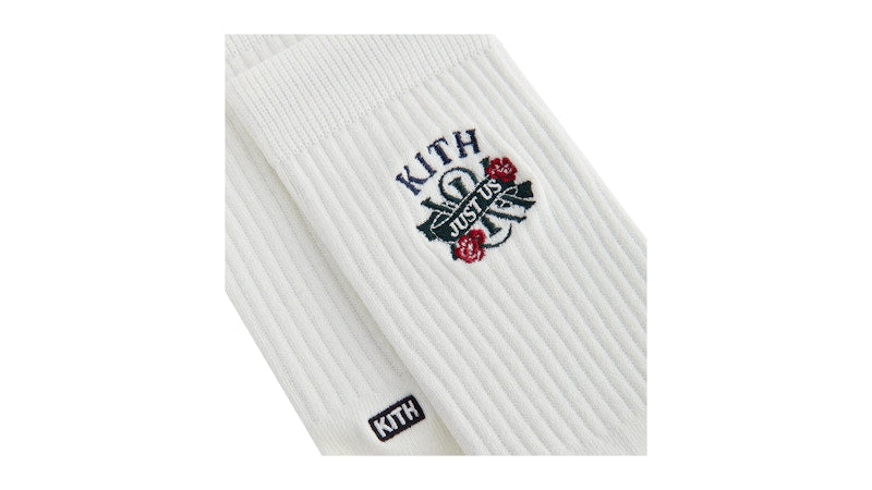 Kith Just Us 3-Pack Cotton Crew Socks Multi