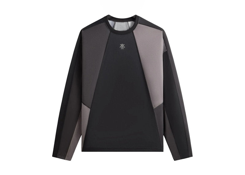 Kith K-Tech Long Sleeve Panelled Otto Tee Black