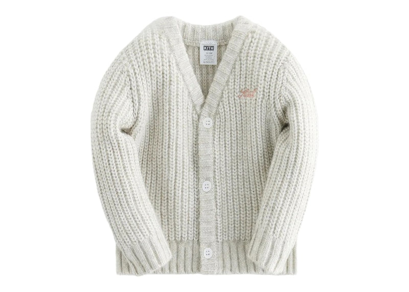 Kith Kids Baby Knit Cardigan Sandrift