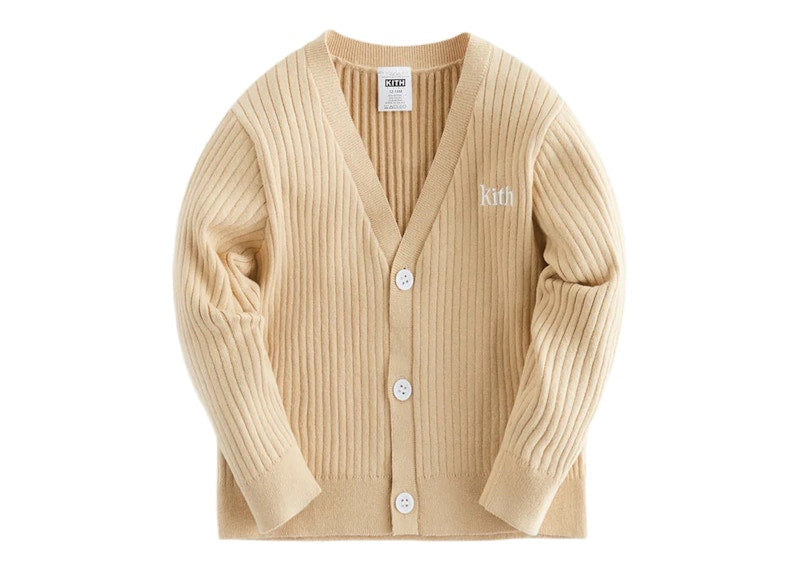 Kith Kids Baby Knit Rib Cardigan Birch