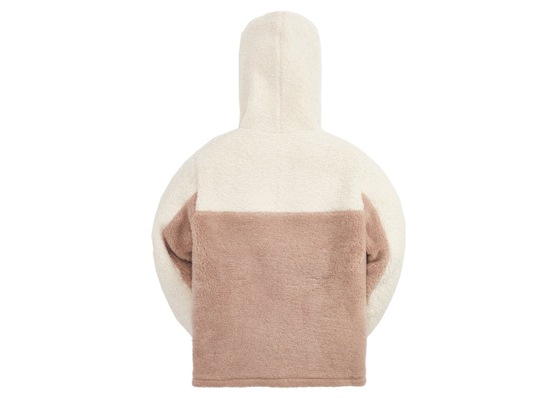 Kith Kids Blocked Faux Sherpa Quarter Zip Waffle