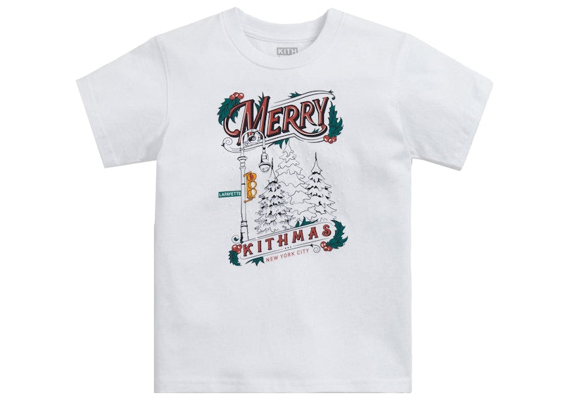 Kith Kids Kithmas Tee White