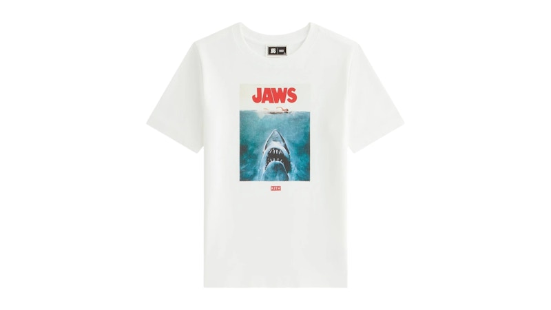 Kith Kids x JAWS Poster Vintage Tee White