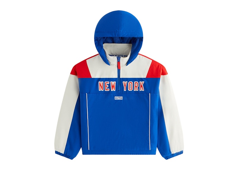 Kith Kids x New York Rangers Quarter Zip Anorak Cyclone