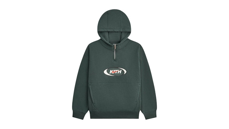 Kith Kids x Nike Quarter Zip Hoodie Black Spruce