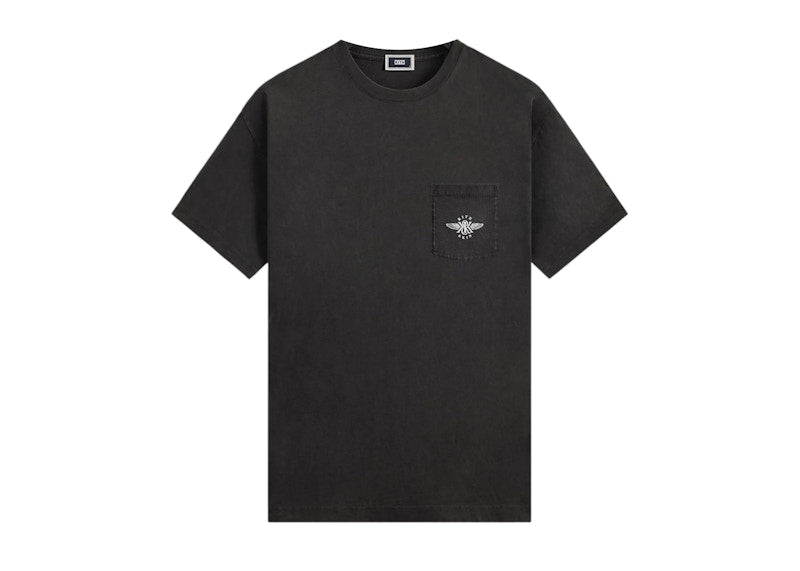 Kith & Kin Wing Logo Pocket Vintage Tee Black