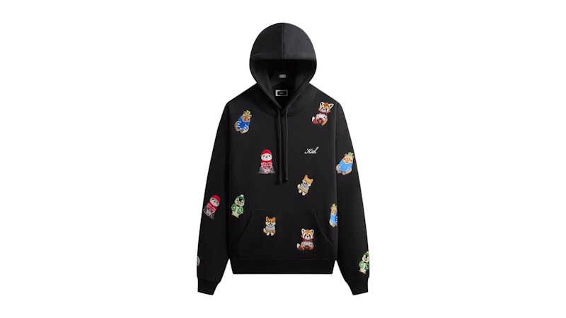 Kith Kithmas Animal Character Nelson Hoodie Black