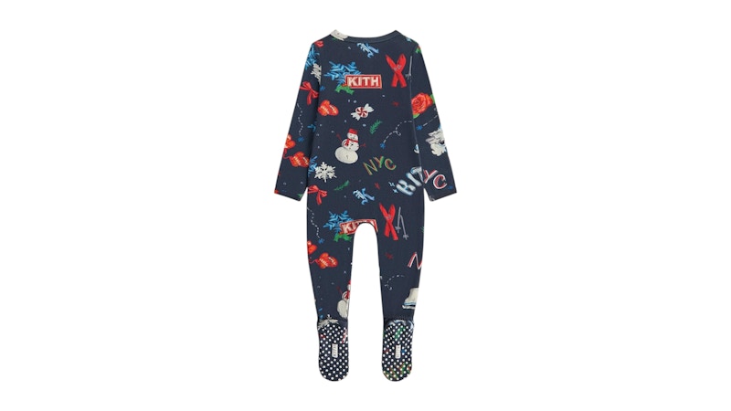 Kith Kithmas Baby Printed Coverall Nocturnal