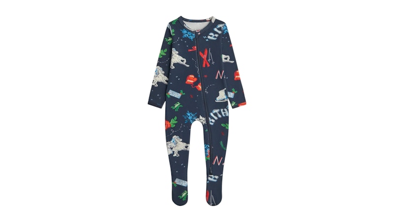 Kith Kithmas Baby Printed Coverall Nocturnal