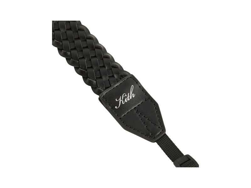 Kith Kithmas Braided Leather Camera Strap Black