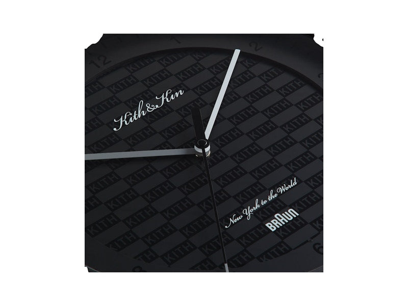 Kith Kithmas Braun Wall Clock Black