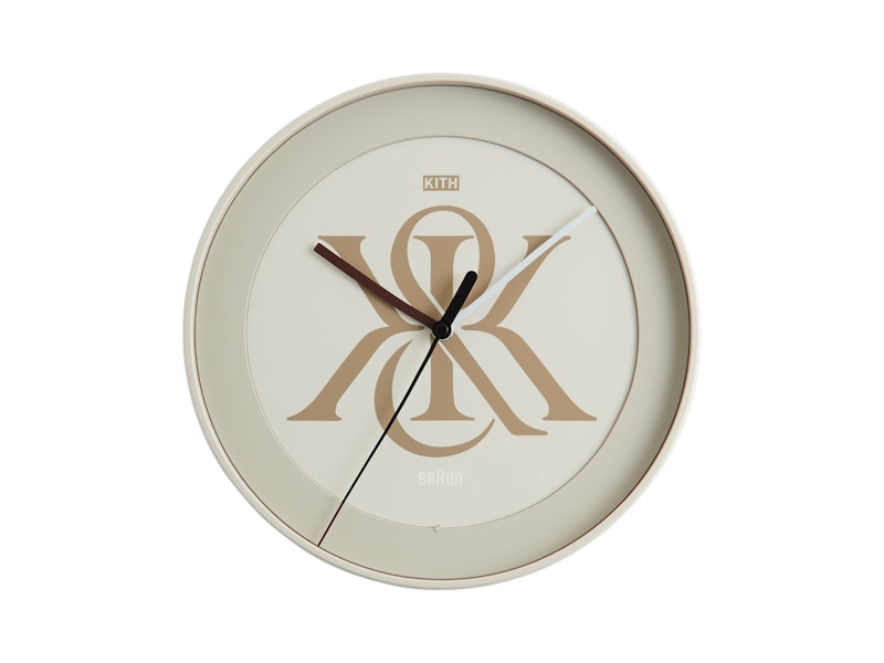 Kith Kithmas Braun Wall Clock Waffle