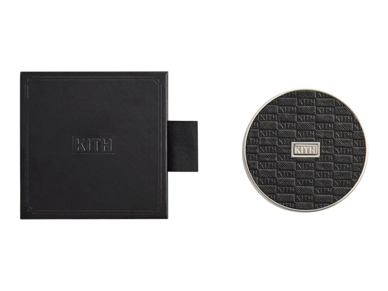 Kith Kithmas Classic Logo Coasters Set of 4 Black