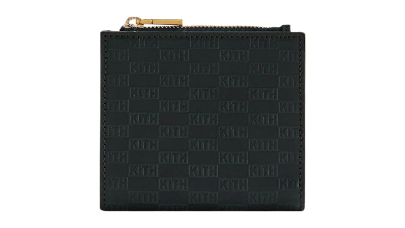 Kith Kithmas Monogram Leather Snap Wallet Equestrian