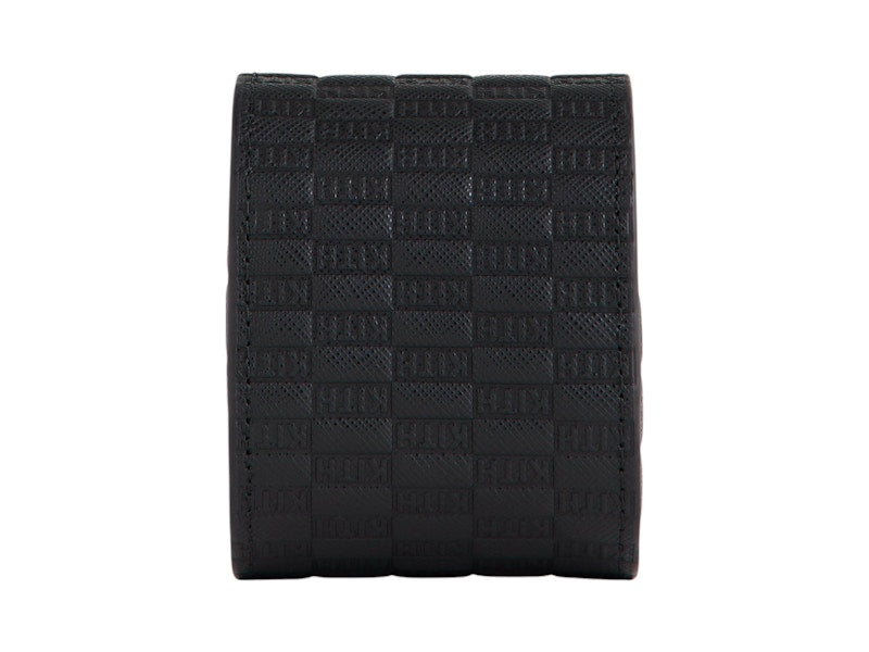 Kith Kithmas Monogram Saffiano Leather Single Watch Roll Black