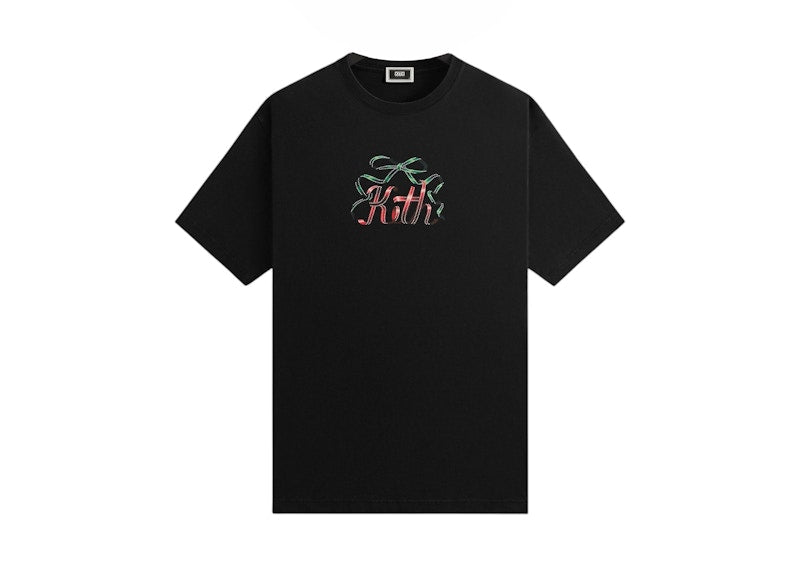 Kith Kithmas Ribbon Tee Black