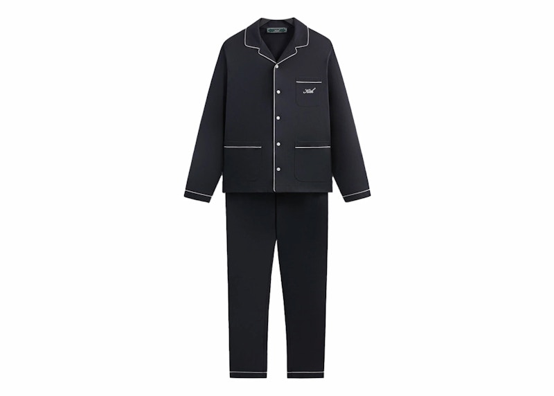Kith Kithmas Script Pajama Set Black
