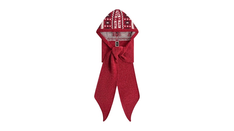 Kith Kithmas Women Fair Isle Hooded Scarf Allure