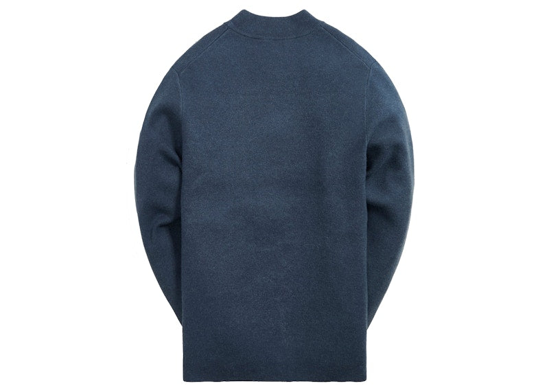 Kith L/S Mockneck Heather Indigo