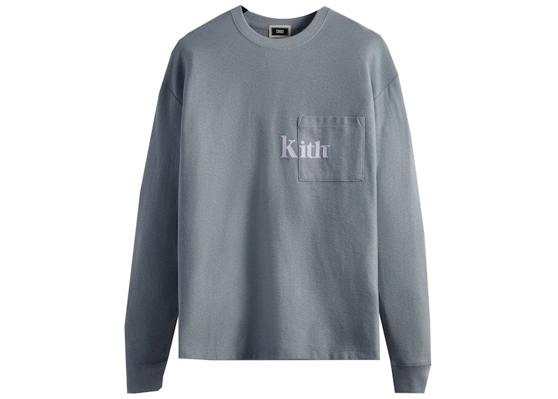 Kith L/S Quinn Tee Light Indigo
