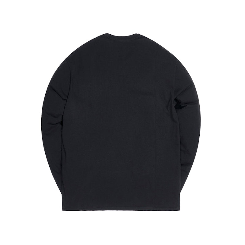 Kith L/S Serif Tee Soft Black