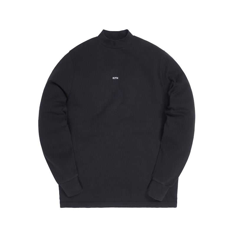Kith Lenox L/S Mockneck Black