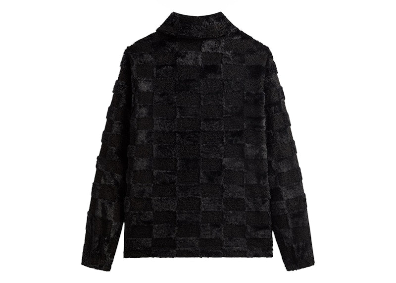 Kith Lloyd Faux Fur Coaches Jacket Black