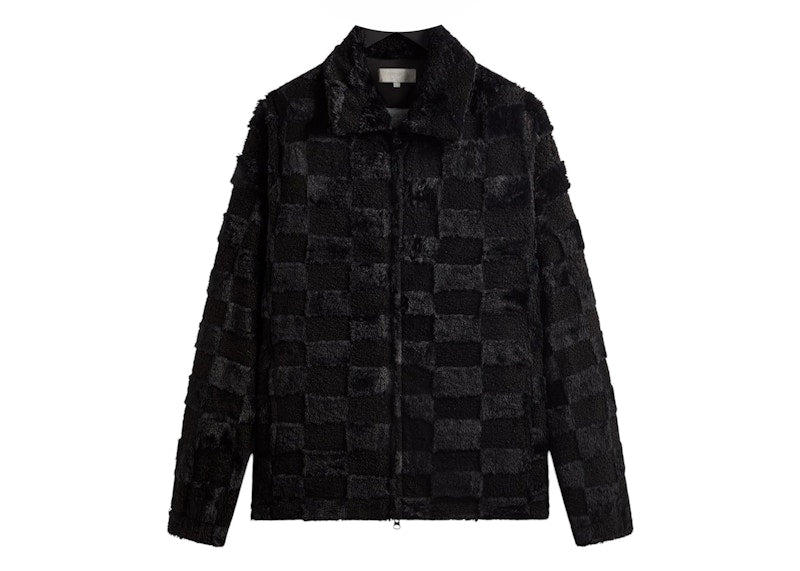 Kith Lloyd Faux Fur Coaches Jacket Black