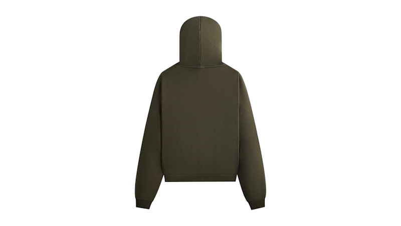 Kith Lofty Fleece Cropped Braxton Hoodie Cypress