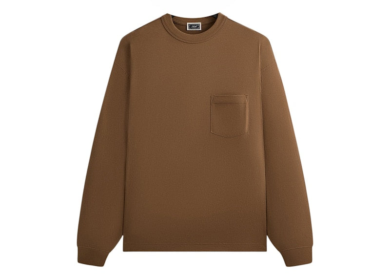 Kith Long Sleeve Leonard Pocket Tee Earth
