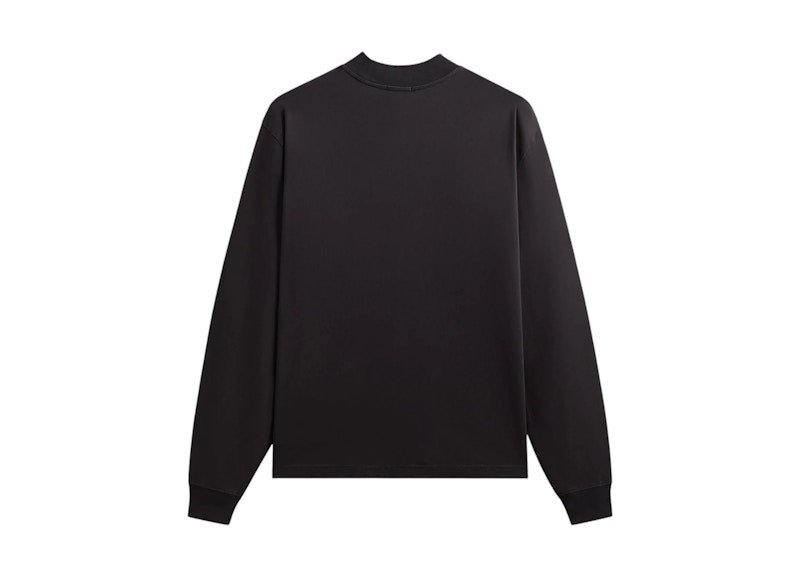 Kith Long Sleeve Mock Neck Lax Tee Black