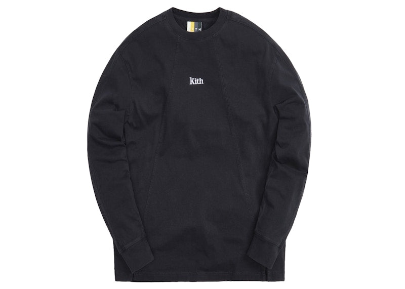 Kith Longsleeve Paneled Pullover Black (SS21)