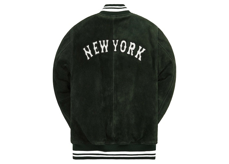 Kith MLB for New York Mets Suede Bomber Jacket Stadium