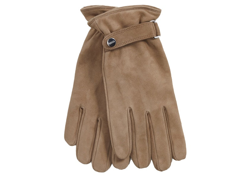 Kith Manhattan Leather Gloves Beige